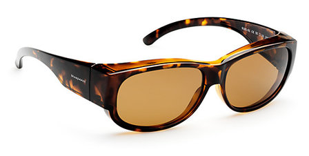  Fitover Overzetzonnebril Sonnen&uuml;berbrille Retro havanna