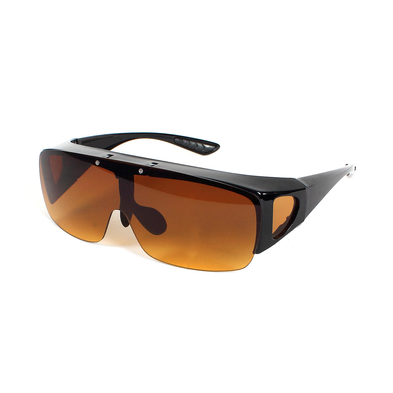 Fitover sunglasses with Sun Visor brown