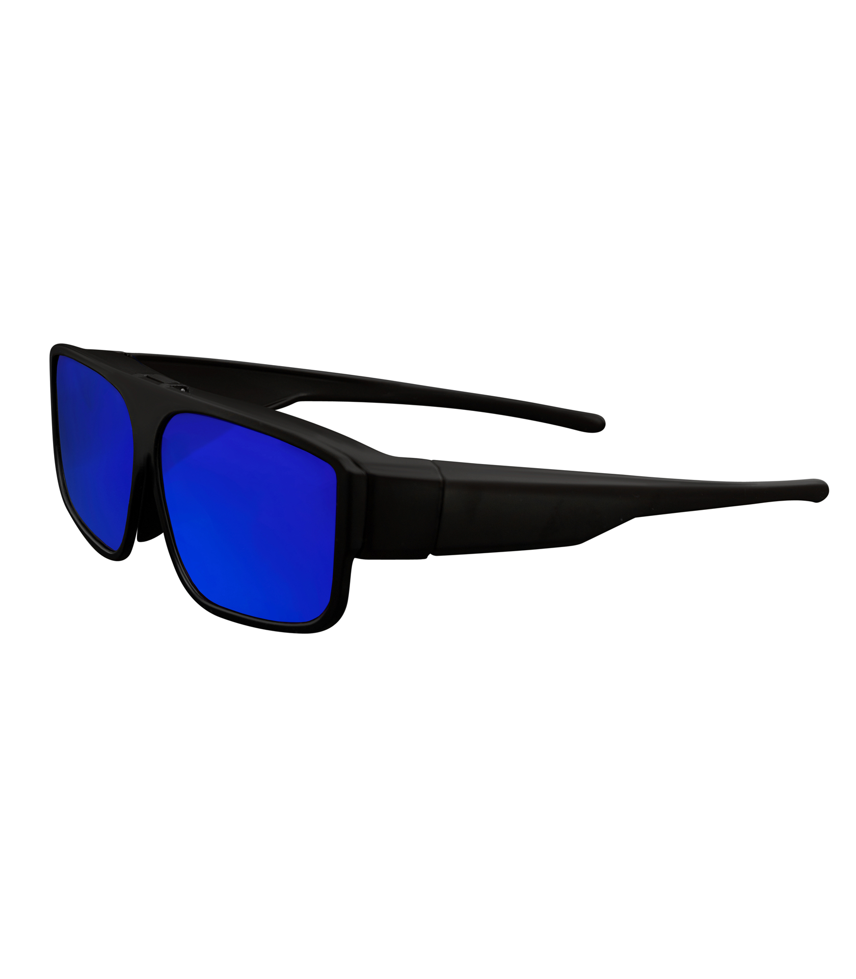 Fitover sunglasses with sun visor Blue mirror l xl